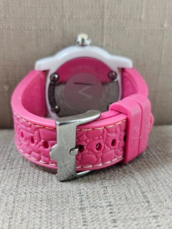 Glam Rock Women Wristwatch MIAMI BEACH Pink Rubber Band Analog Quartz Watch $945 main image 5